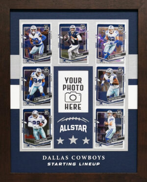 7 card custom sports card display